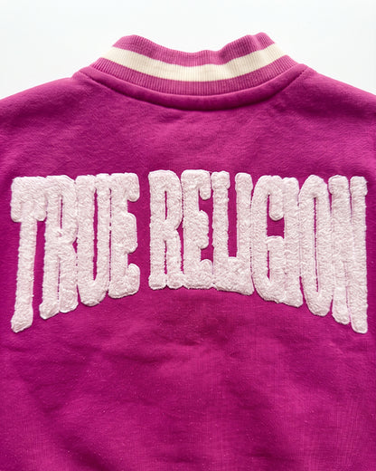 Branded Kids Bomber Jacket – Pink & Cream SP-64