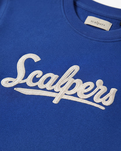 Scalp Branded Mens Embroidered Fleece Sweatshirt - Royal Blue Sp-37