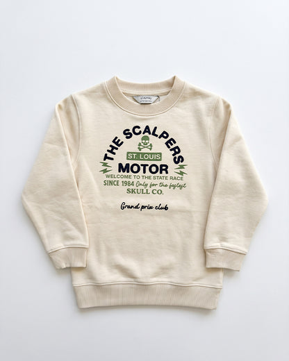 Branded Kids "St. Louis Motor" Graphic Sweatshirt – Off-White SP-53