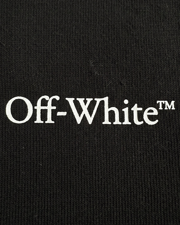Branded Kids Off-White Spray Paint Arrow Logo Pullover Hoodie – Black Sp-65