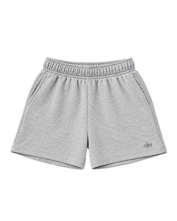 ALOS Branded Women's Athletic Lounge Shorts - Grey MWS-32