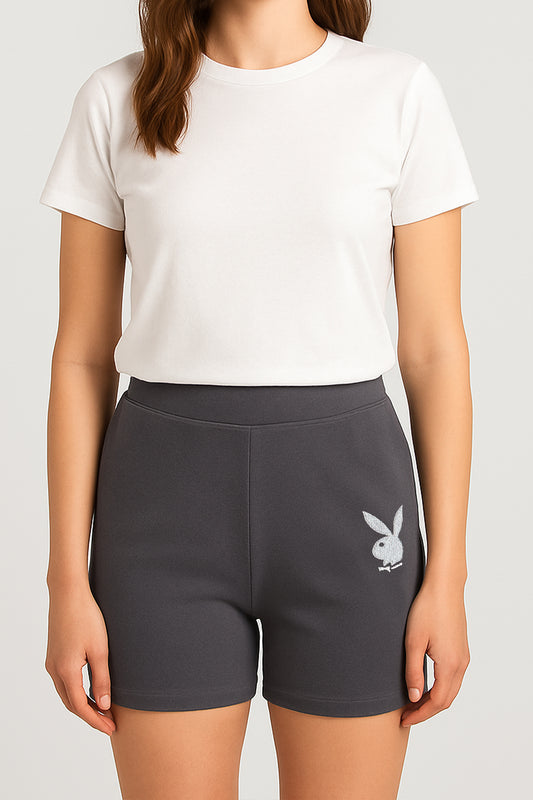 Misguidd Branded Women's Short Dark Grey Color MWS-11