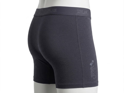 Sloggls Branded Men’s Prmium Boxer - Charcoal BR-15