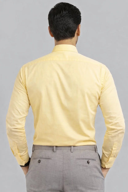 Michael Krs Men's Slim Fit Formal Shirt Yellow Color MFS-02