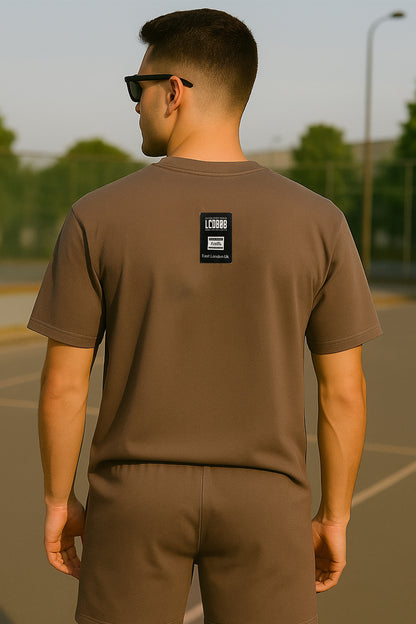 LEECOPR Branded Men's Co-ord Suit Brown Color MCS-02