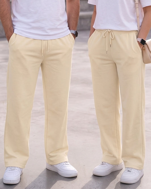 Bersk Branded Uni-Sex Trouser Cream Colour UT-51