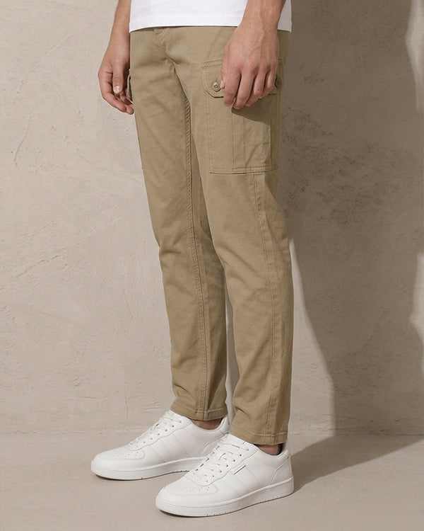 Zelig Branded Men's Joger Cargo Sand Beige Color CFP-41