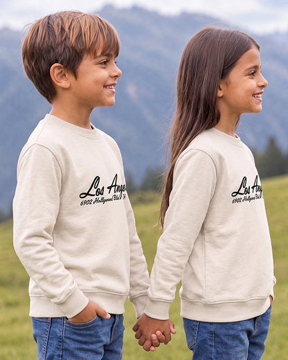 Zarra branded Kid's Sweat Shirt Cream Color KSWT-06