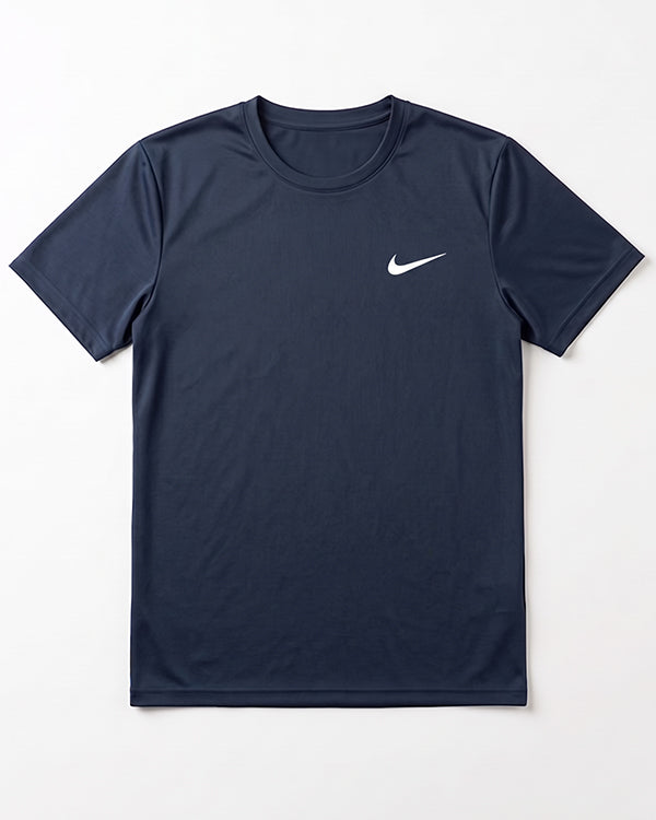 Nikk Branded Men's Essential Performance Athletic T-Shirt - Navy Blue MDT-51
