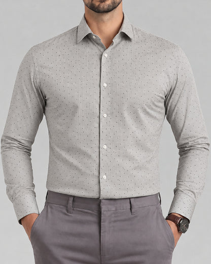 Calvy Klien Branded Mens Formal Shirt-Sky Blue Linear MFS-59