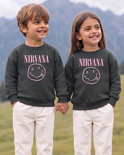 Zarraa Branded Kids Charcoal Sweatshirt Sp-05