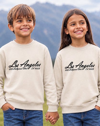 Zarra branded Kid's Sweat Shirt Cream Color KSWT-06