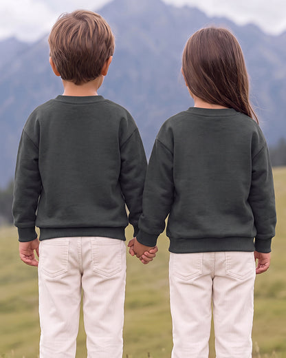 Zarraa Branded Kids Charcoal Sweatshirt Sp-05