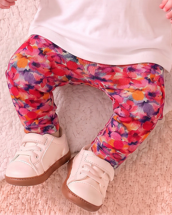 Branded Girl's Tigts Multi Color With Floral Printed GTD-13