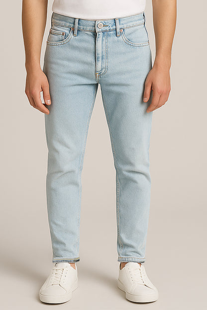 HM branded Men's Branded Jeans Sky Blue Color SP-04