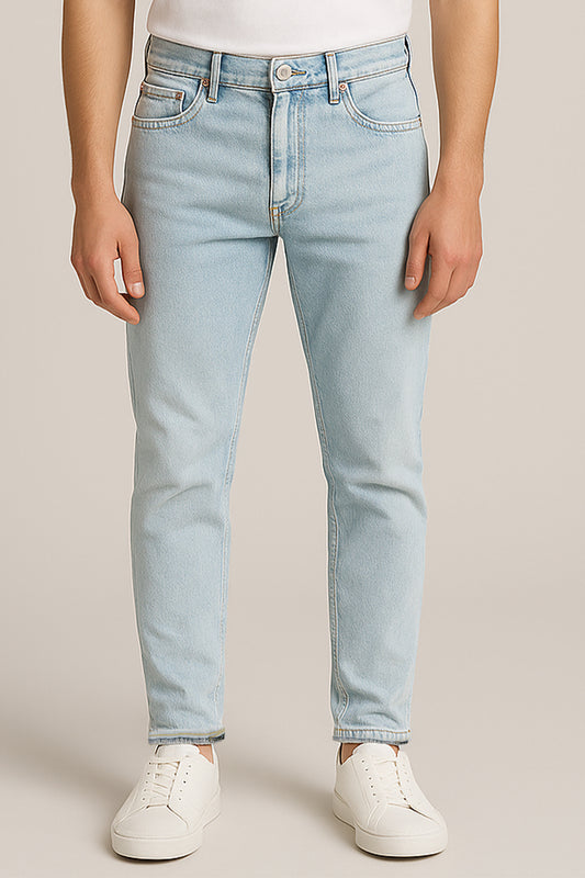 HM branded Men's Branded Jeans Sky Blue Color SP-04