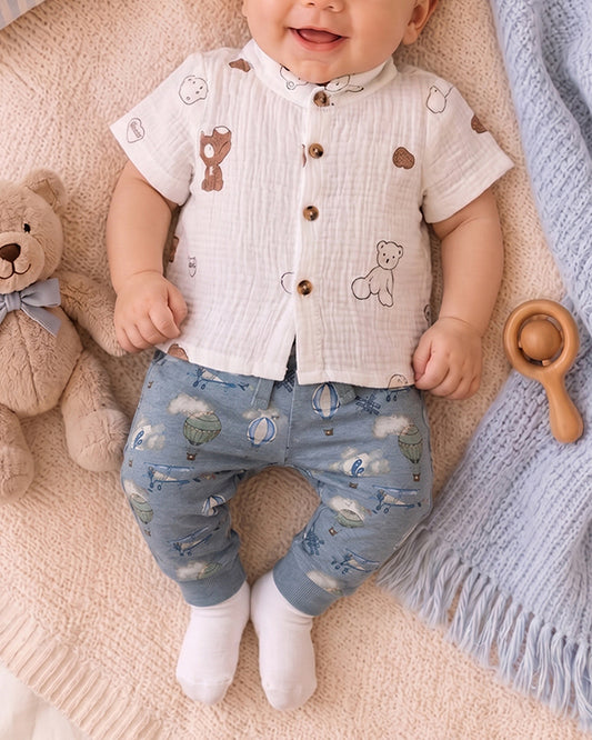 Branded Kids Trouser Sku Blue Color KUT-05