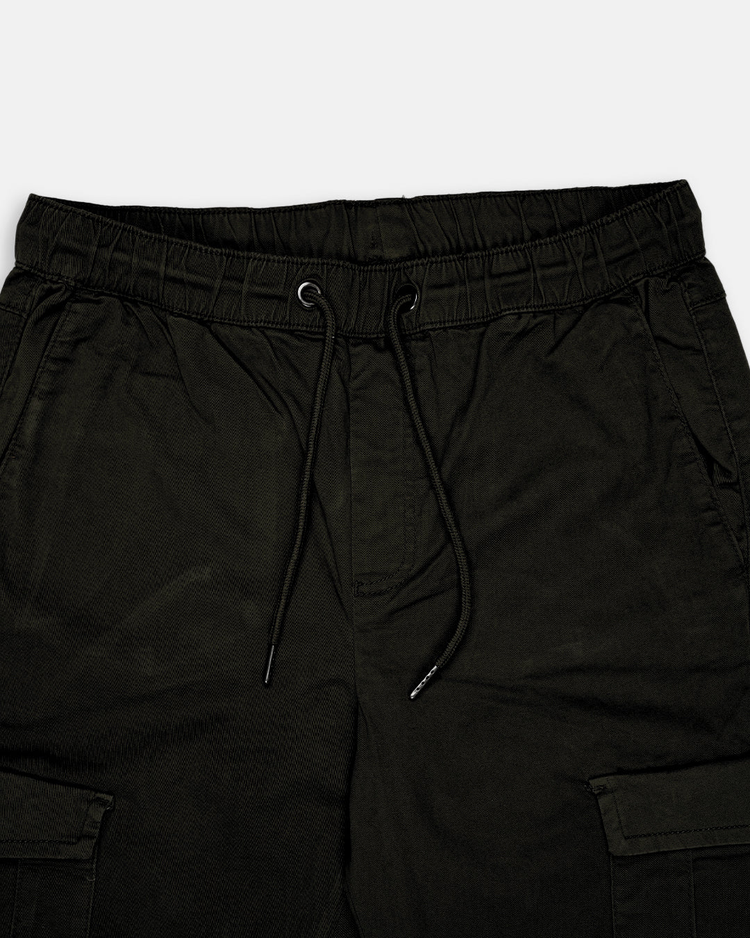 KIiabie Branded Men’s Premium Cargo Joggers – Black CFP-48