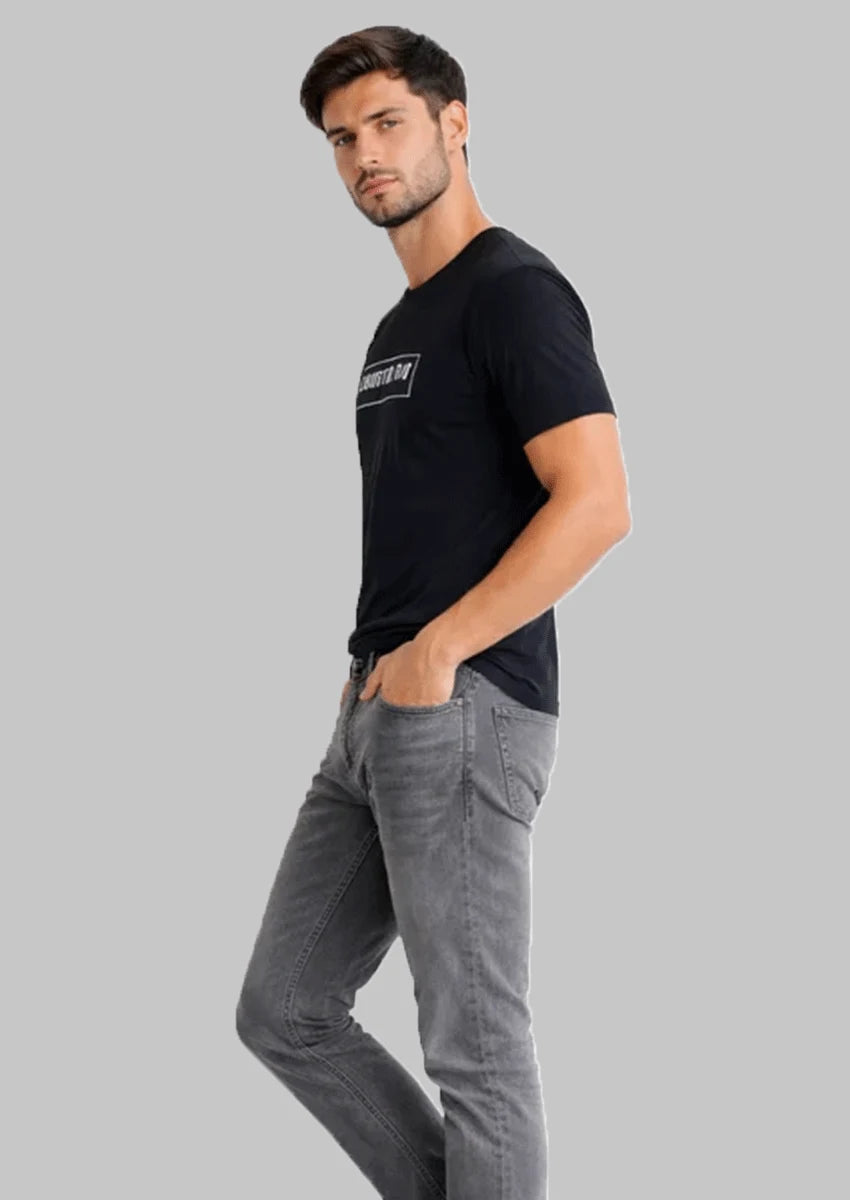 NIKK Men’s Just Do It Graphic Dry Fit T-Shirt – Black MDT-16