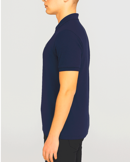 Lacostie Branded Polo T-shirt Navy Blue Color Mpt-29