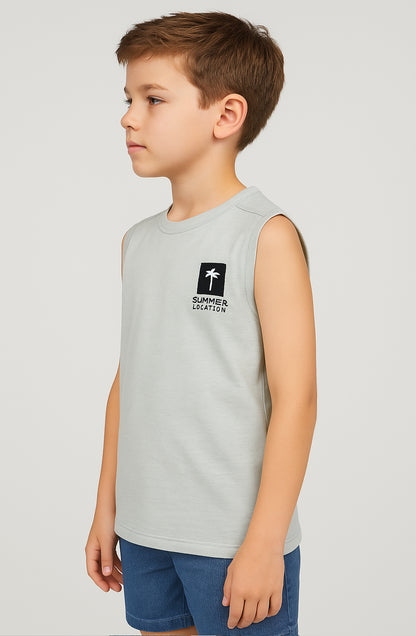 ZARRAA Branded Boy's Grey Color BSO-06