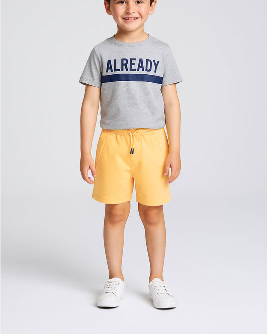 ZARRAA Boy's Premium Shorts Yello Color BST-11