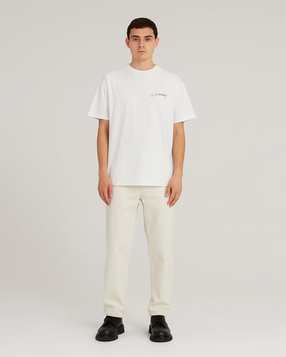 Pas Monaco Branded Men's White Tee MT-23