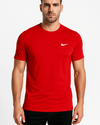 NIKK Branded Men's Dri-fit T-shirt Red Color MDT-01