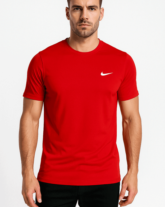 NIKK Branded Men's Dri-fit T-shirt Red Color MDT-01