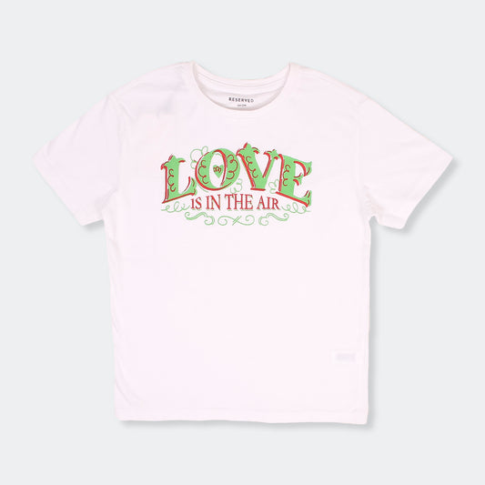 RESVD Women's T-shirt White Color RGT-01