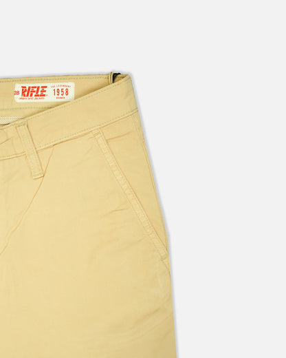 Rifl Branded Men's Slim Fit Chino Pant Beige Color MCP-18
