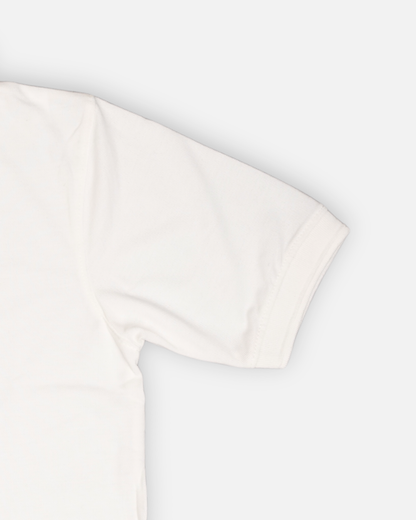 Lacostie Branded Polo T-shirt White Color Mpt-38