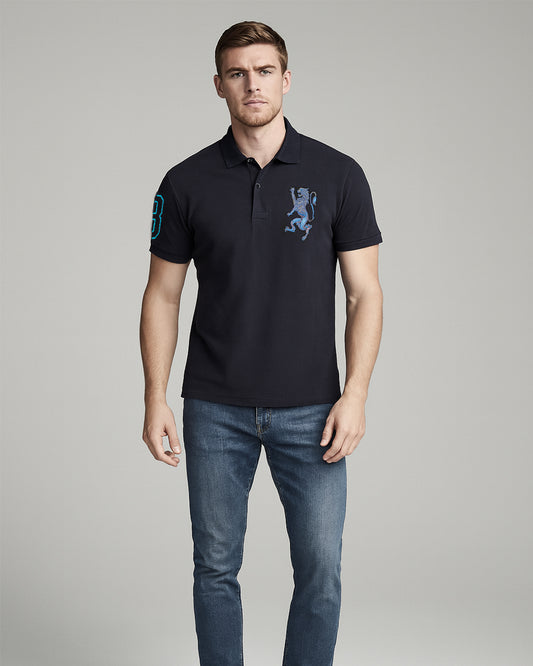 Girodano Branded Polo T-shirt Black Color Mpt-55