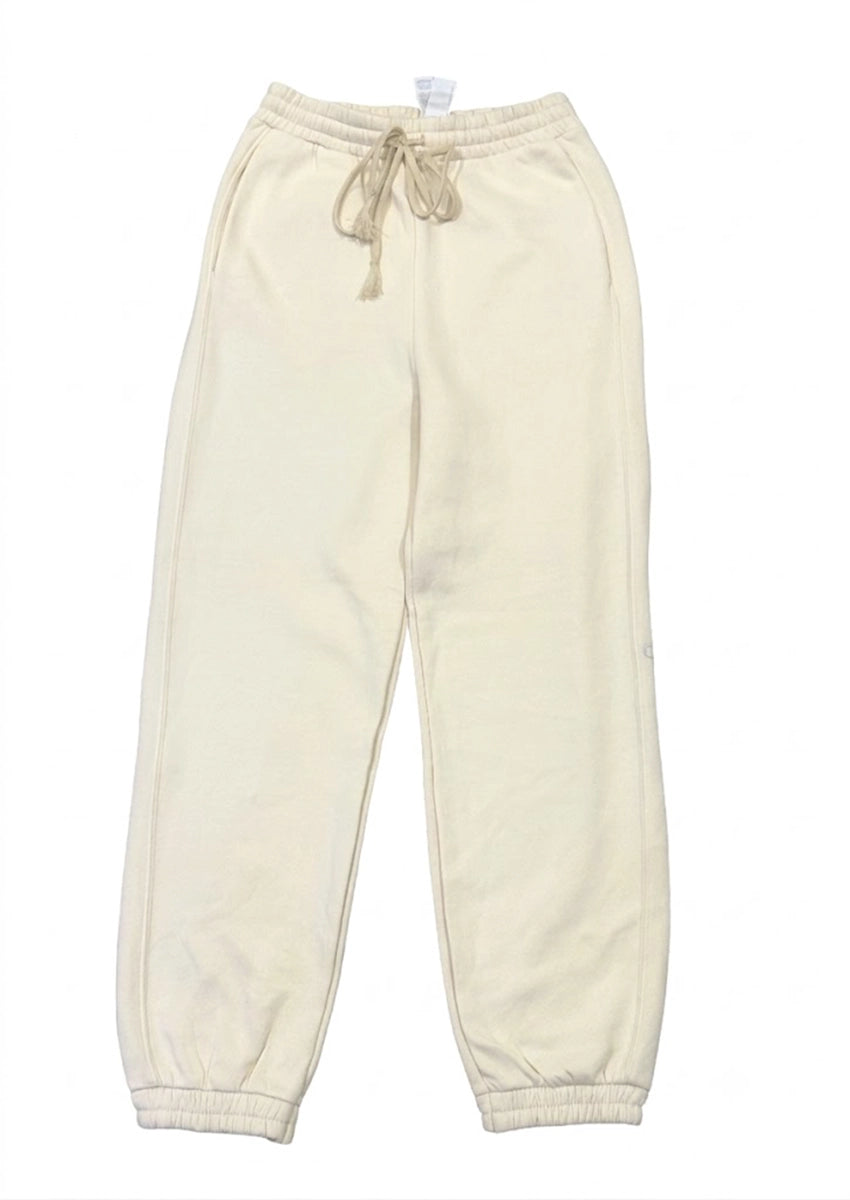 Alos Branded Women’s Thick Fleece Trouser – Cream WTR-11