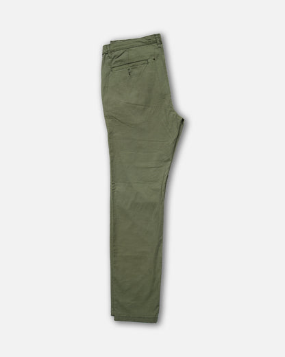 MLNN Branded Men's Slim Fit Chino Pant Green Color MCP-07