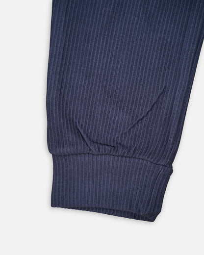 Branded Navy Blue Unisex Corduroy Jogger Trouser UT-21