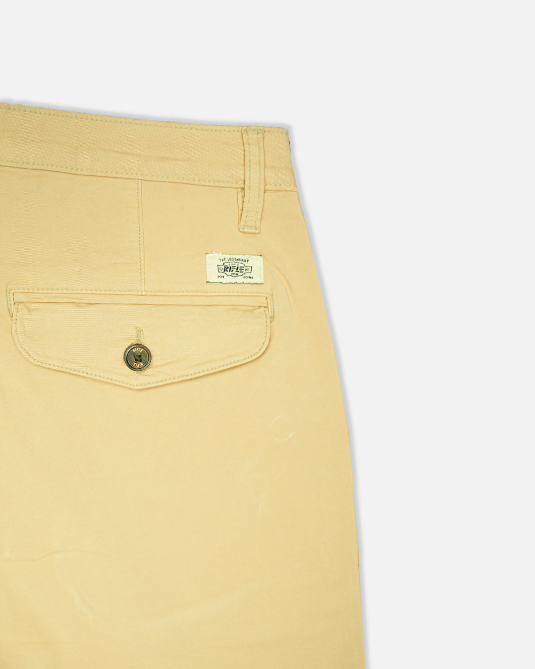 Rifl Branded Men's Slim Fit Chino Pant Beige Color MCP-18