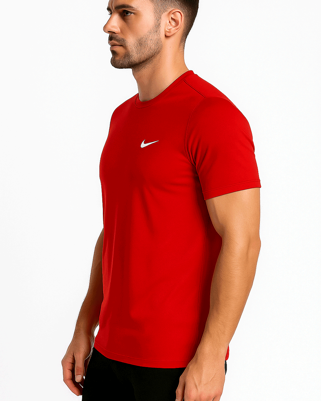 NIKK Branded Men's Dri-fit T-shirt Red Color MDT-01