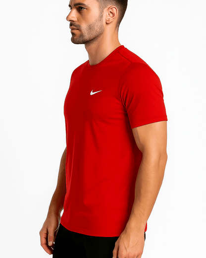 NIKK Branded Men's Dri-fit T-shirt Red Color MDT-01