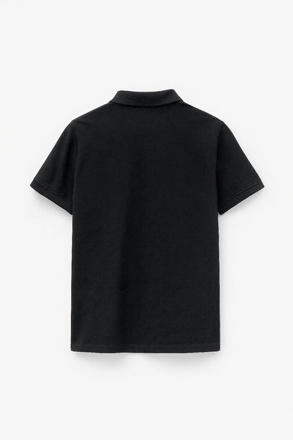 Spark Men's Black Color Polo T-shirt MPT-07