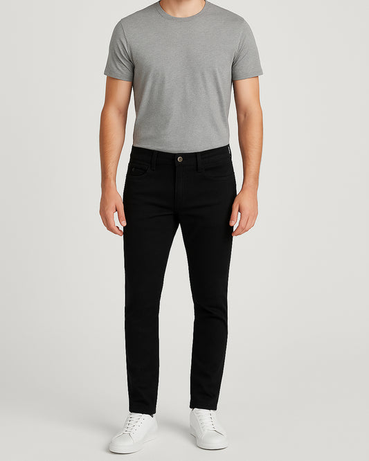 Guss Branded Men's Black Color Jeans MJ-02