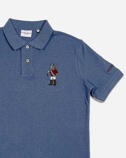 US Pollo Branded Men's Polo T-shirt Blue Color MPT-18