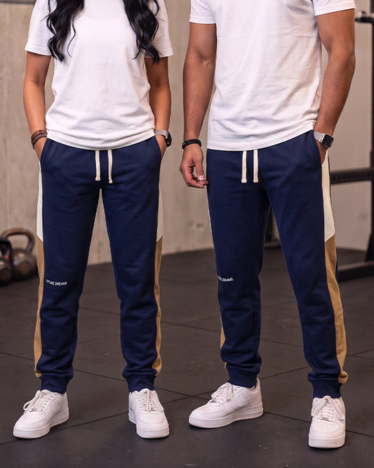Primk Branded Future Dreams Unisex Color Navy Blue Track Pants UT-25