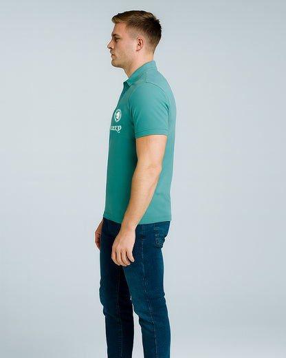Girodano Branded Polo T-shirt Aqua Blue Color Mpt-60