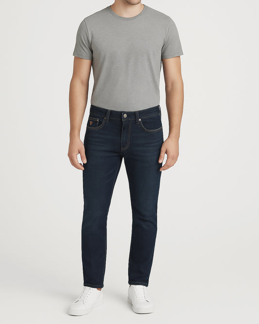 Guss Branded Men's Navy Blue Color Jeans MJ-03