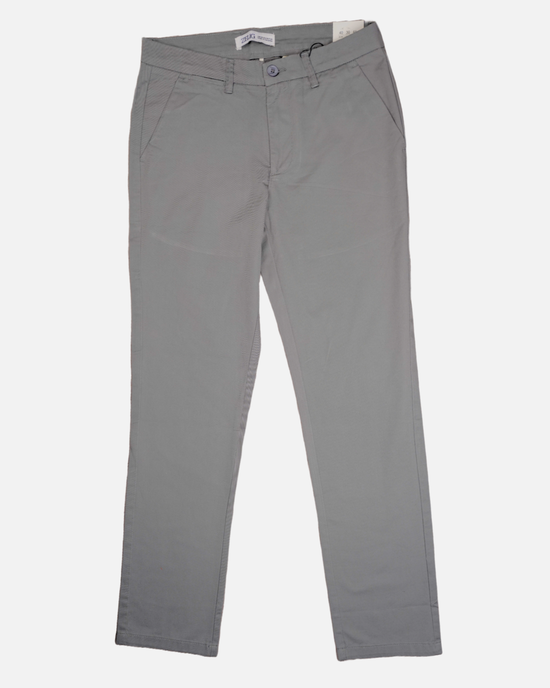 Zelig Branded Men's Slim Fit Chino Pant Grey Color MCP-21