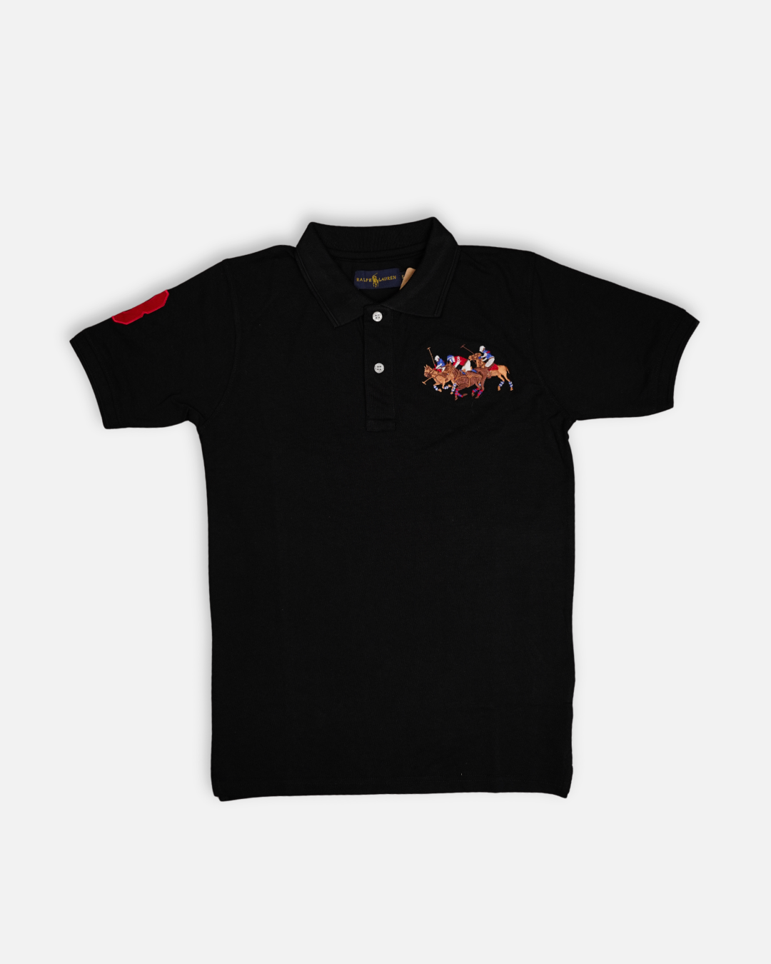Ralp Laren Branded Polo T-shirt Black Color Mpt-33