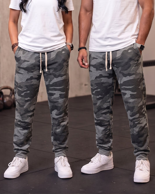 Branded Unisex Grey Camo Jogger Trouser UT-18