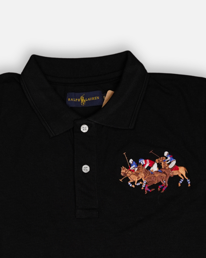 Ralp Laren Branded Polo T-shirt Black Color Mpt-33