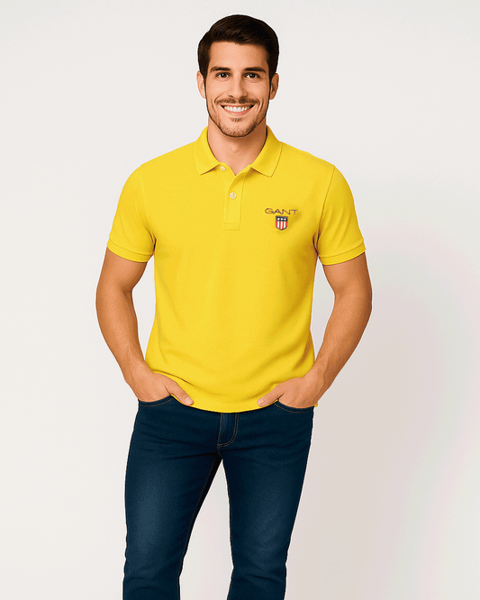 Giant Branded Polo T-shirt Mustard Color Mpt-41